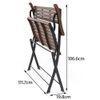 Masai Solid Wood Bench In Dark Teak Finish