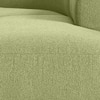 Zenliving Wood Left Aligned 3-Seater With Upholstery Non Storage Sofas In Green Colour