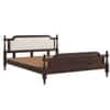 Regal Shesham Solid Wood King Size Bed Non Storage Bed In Provincia Teak Finish