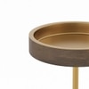 Cosmo Metal Drink Table in Gold Finish
