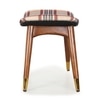 Zuno Checks Print Seating Stool