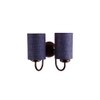 Sharman Blue Natural Fiber Wall Light