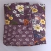 Tara Purple Floral Cotton Comforter Double Bed Reversible 350 Gsm Size 240 X 220 Cms