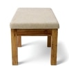 Maati Sheesham Wood Accent 2 Seater Bench In Jute Beige
