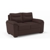Adelaide 2 Seater Leather Sofa in Chocolate Colour