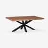 Avrelle Jewel Solid Wood 6 Seater Dining Table in Brown Finish