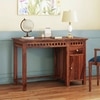 Fidora Solid Wood Study Table in Honey Finish