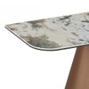 Aeris Metal Console Table in Saturn Spanish Ceramic Finish