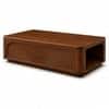 Oakley Sheesham Wood Sunburst Coffee Table in Walnut Finish