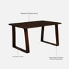 Lioren Solid Wood  Coffee Table In Rustic Teak Finish