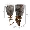 Eliante Antique Gold Iron Wall Light Without Bulb In Antique Gold Colour