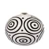 Geometric Designed Circular shaped Ceramic Vase