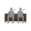 Windsor Sofa Set (Colour : Mocha Brown , Seater : 3+2+1)