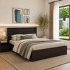 Muses Engineered Wood Queen  Size Bed With Drawer Storage (Melamine Finish)