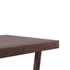 Caprica 6 Seater Dining Table In Mango Walnut Finish