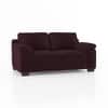 Esquel Premium 2 Seater Fabric Sofa in Deep Plum Velvet Colour