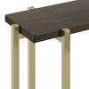 Cornille Solid Wood Console Table in Walnut Finish