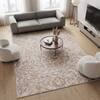 Neulooms Handloom Knotted Reversible Flatweave Area Rug Wheat or Ivory 10x14