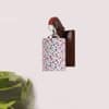 Devansh Solid Wood Electric Wall Light in Brown Colour with Multi Shade Count of 1 Light