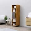 Hexa Engineered Wood Bookshelf Multipurpose Storage Rack in Giant Wood and Slate Grey Colour