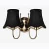 Devansh Metal Electric Wall Light in Gold Colour with White Shade Count of 1 Light