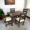 Oakmont Sheesham Wood Accent 4 Seater Dining Table Set