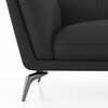 Vetra 2 Seater Leather Sofa In Slate Grey Colour