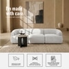 Zenliving Wood 3 Seater With Upholstery Non Storage Sofa In Beige Colour