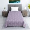 Lavender Floral Cotton 400 Tc Flat Single Bed Size Bedsheet