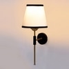 Devansh Metal Electric Wall Light in Black Colour with Multi Shade Count of 1 Light