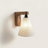 Terzo Brown Solid Wood Wall Lights