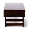 Ohio Sheesham Wood Contemporary Foldable Laptop Table in Dark Walnut Finish