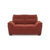 Adelaide Essential 2 Seater Fabric Sofa In Dark Coral