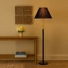 Devansh Wood & Metal Floor Lamp