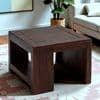 Piante Sheesham Wood Contemporary Rectangle Coffee Table In Dark Mahagony Finish