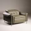 Splendor One Seater Motorized Leather Recliner in Olive Green Colour