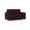 Apollo Compact 2 Seater  Fabric Sofa In Deep Plum Velvet Colour