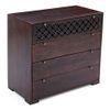 Alaca Solid Wood Chest of 4 Drawers in Mahogany Finish