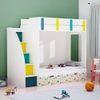 Pinwheels Bunk Bed with Storage in Oak Colour BKBB046