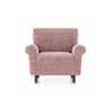 Oxford 1 Seater Fabric Sofa In Desert Rose Colour