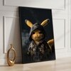 The Castle Decor Electric Cartoon Mouse Wall Art Framed Painting 20x30 Inch