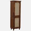 Sheesham Wood 2 Door Wardrobe In Provisional Teak Finish