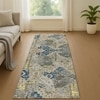 Luxe Home Polyester Abstract Runner(2x5 Feet, Multicolor, TPR)