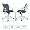 Iinea Mid Back Ergonomic Chair in Black Colour