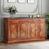 Jupiter Solid Wood Sideboard in Honey