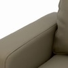 Apollo Compact Sofa (Colour : Cappucino, Cushion : Soft, Seating Capacity : Left Aligned 3 Seater + Left Aligned Chaise + Ottoman)