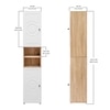 Lofty Tall Wardrobe with Circular Pattern Design for Modern Bedroom Interiors