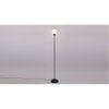 Mitchell Black Glass Shade Floor Lamp