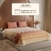 Stoa Paris King Size Bedsheet Bedsheet, Collection Peach