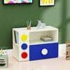 Building Blocks Storage Unit In White & Blue Colour